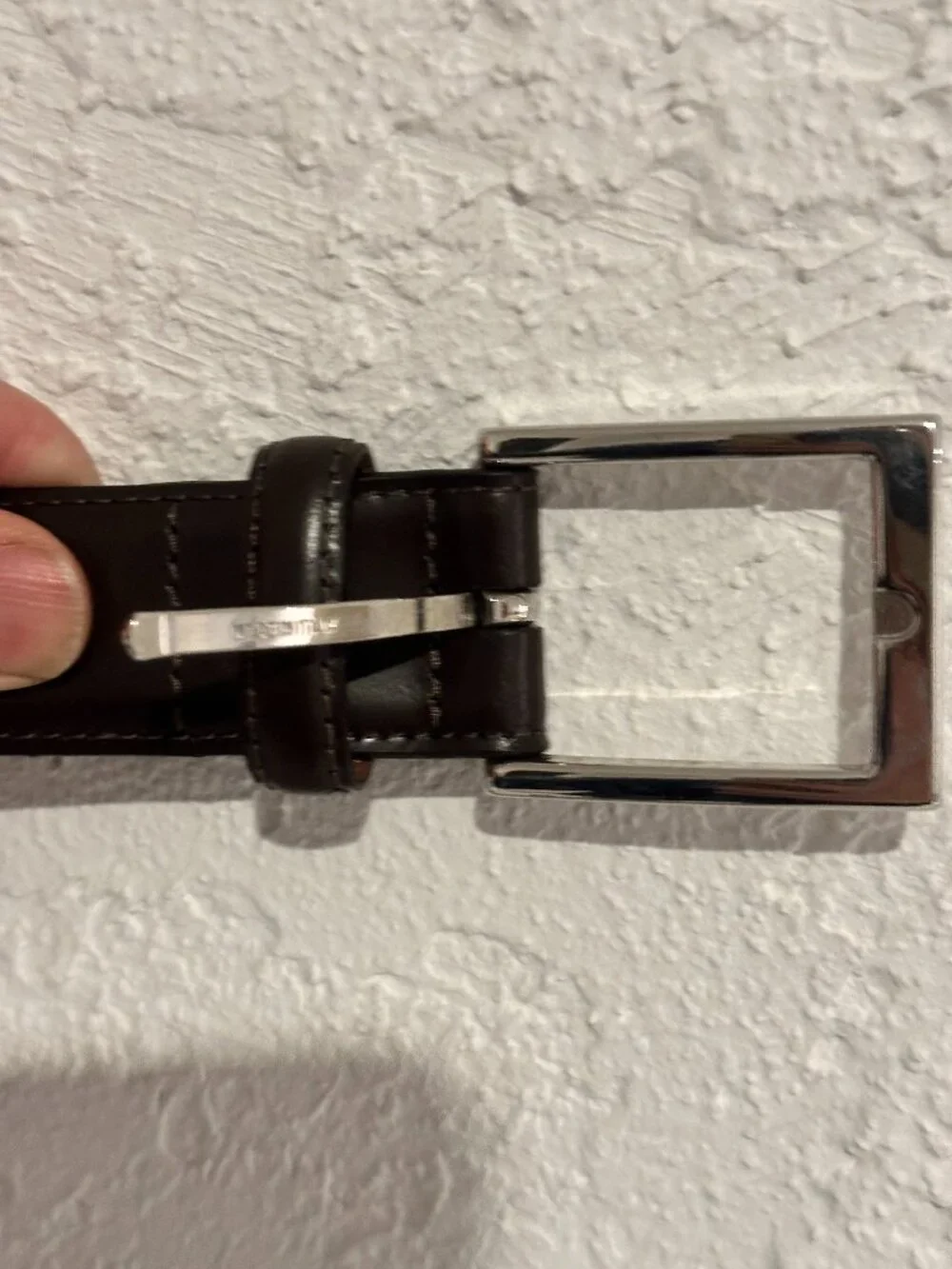 Brooks Brothers Made in Italy Brown Leather Belt Size 34